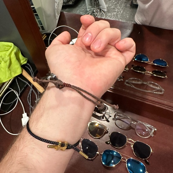 Custom Leather & Metal Bracelet - Picture 3 of 4